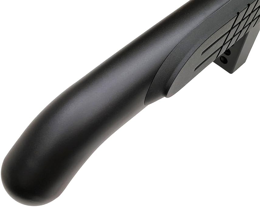 Black 36" Towing Hitch Trailer Tow Hitch Step Bar 3" Round Curved Rear Bumper Guard for 2" Receiver SUV Pickup Truck