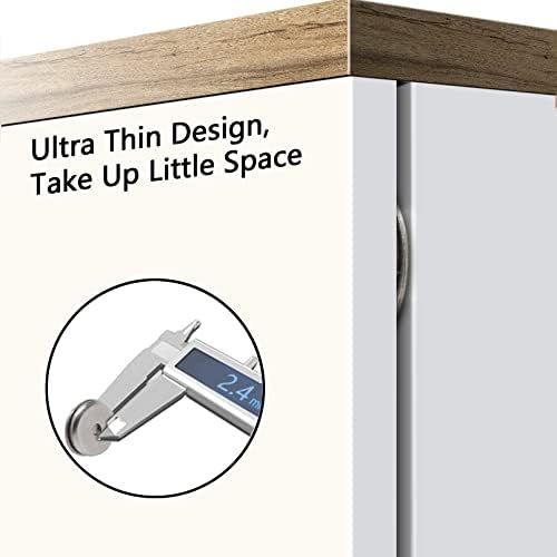 mousike magnetic door catch ultra thin cabinet magnets shown in use