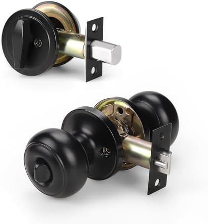 knobwell 3 pack keyed alike entry door knobs, view 9