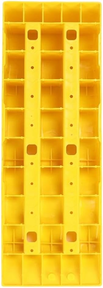 Motorhome Leveling Ramps 2Pcs 3 Stage Yellow Trailer Camper Wheel Chocks for Stabilizing Uneven Ground Parking