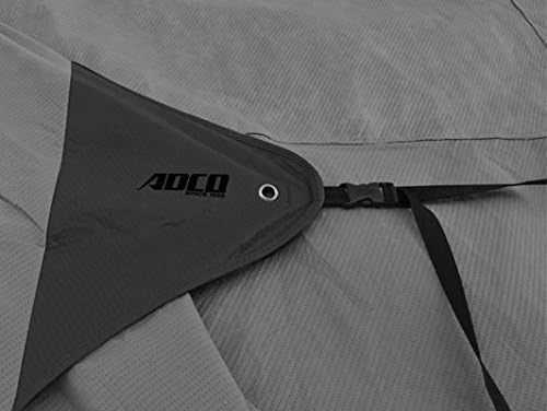 ADCO 52243 Designer Series SFS Aqua Shed Travel Trailer RV Cover - 24'1" - 26', Gray