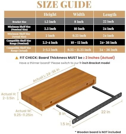 floating shelf hardware heavy duty hidden shelf brackets shown in use