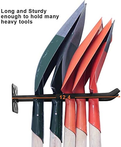 wallmaster wall mount garage hooks, heavy duty long shown in use