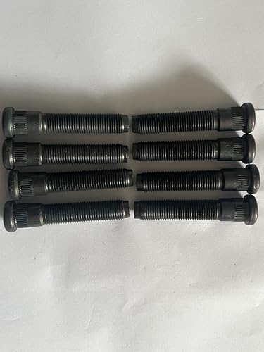 8PCS 610-509 M14*1.50 Serrated Wheel Stud 15.93mm Knurl, 73.4mm Length Replacement for 2005-2016 Ford F-250 F-350 Super Duty, 2005-2010 F-450 F-550 Super Duty