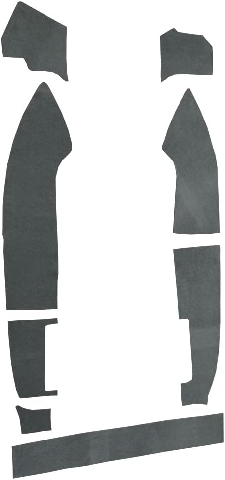 Die Cut Felt Trunk Area Carpet Flooring - fits 1982-1992 Chevrolet Camaro (Medium Gray)