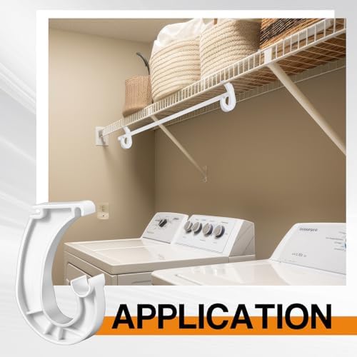wonderjune 20 pcs hanging closet rod support, 3/4, package contents