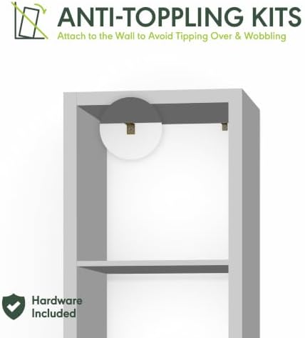 furinno cubic extra thick 3-cube closet organizers and, side view