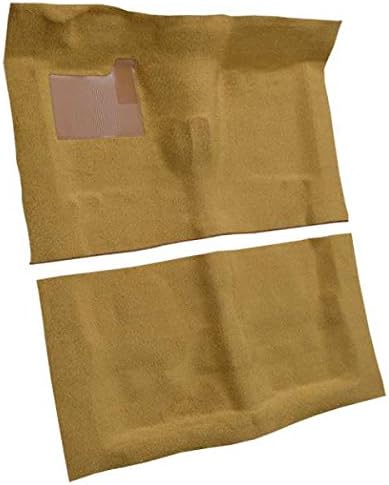 ACC Automotive Carpet Compatible with 1968 to 1972 Oldsmobile Cutlass, 2 Door 4 Speed, with Factory Console (601-Black Nylon Loop)