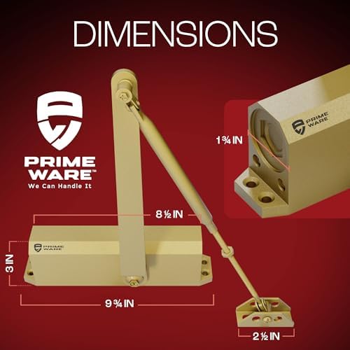 primeware dc-600 adjustable automatic door closers for home on a desk or shelf