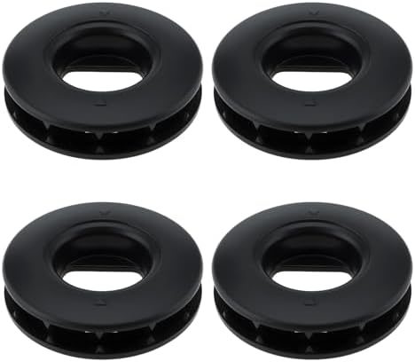 4X Car Floor Mat Fastening Non-Slip Snap Buckles Compatible with Toyota Car Carpet, Black