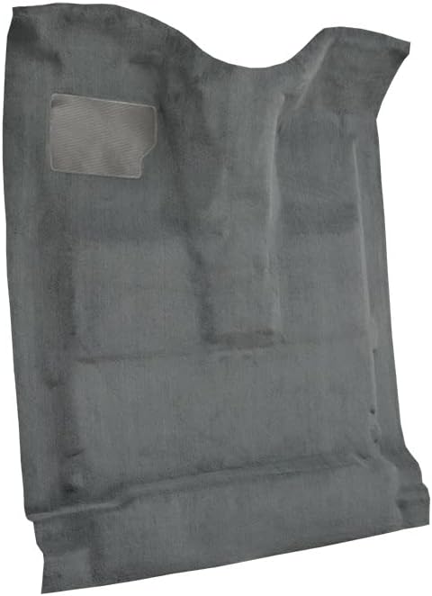 Replacement Auto Carpet Floor Liner - Molded Cutpile - fits 1999-2007 Ford F-350 Super Duty Super Cab Manual Floor Shift 4 Door Ext Cab (Dark Gray)