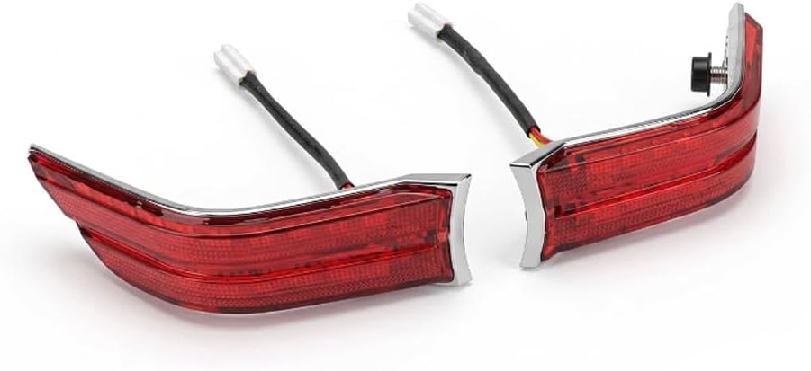 LED Fog Light Side Auxiliary Decorative Cowl Lights Ultra-Bright Seamless Sequential Turn Signal Lamps For Honda Goldwing 1800 GL1800 2018-2025 Motorcycle Accessories(Smoke Grey Lens)