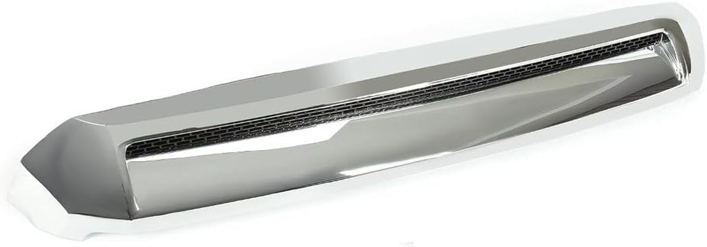 Hood Scoop Molding Compatible With Toyota Tundra 2014-2021 Grill Upper Molding Hood Molding Front Upper Hood Bulge Molding (Chrome)