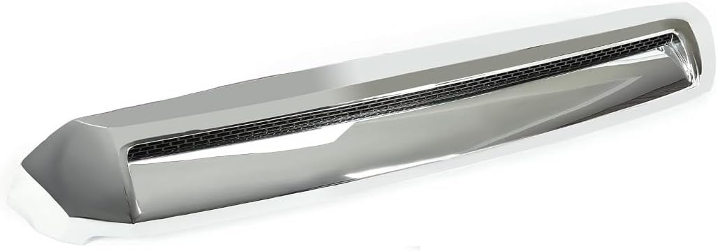 Hood Scoop Molding Compatible With Toyota Tundra 2014-2021 Grill Upper Molding Hood Molding Front Upper Hood Bulge Molding (Chrome)