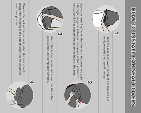 howilath seat covers for cars 2 piece vehicle, front angle view