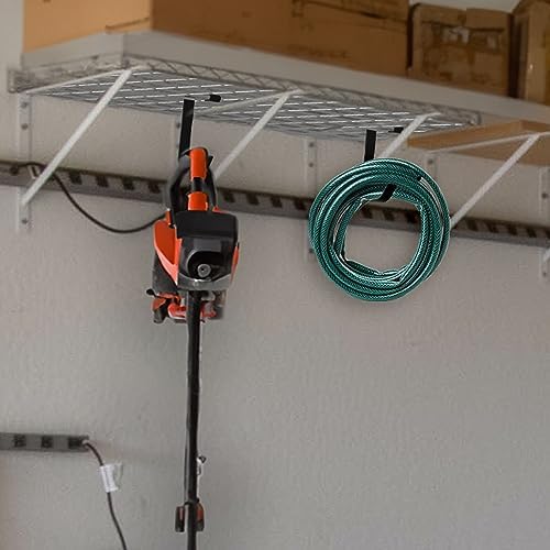 naceture garage ceiling rack bike hooks, 8 pack, package contents