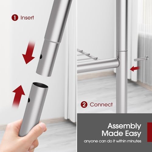sakugi storage shelves - 5 tier shelf organizer, side view