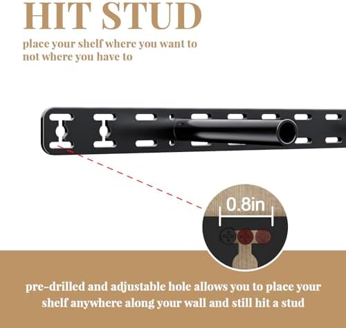 large shelf brackets long floating shelf bracket invisible showing dimensions