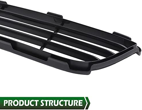 GRAND ORANGE Front Bumper Grille Compatible with Toyota Yaris Sedan 2007-2008 (4 door model) 5311252240 TO1036108