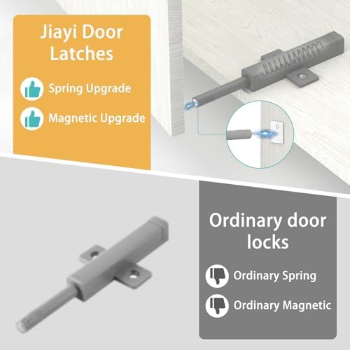 cabinet push open hardware, jiayi strong spring magnetic showing dimensions