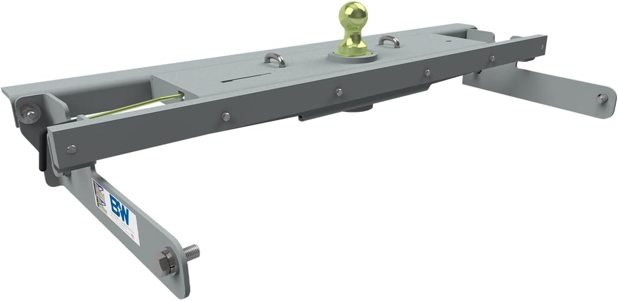 B&W Trailer Hitches Turnoverball Gooseneck Hitch - GNRK1016 - Compatible with 2016-2019 Chevrolet/GMC 2500 & 3500 Trucks