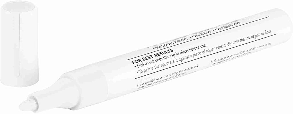 Tyenaza Tire Marker Pens, Waterproof Professional Car Pencil Tire Paint Pen Marker Lettering (White)