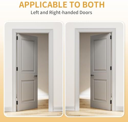 luxbaro 3 pack spring hinges self closing 4, side view