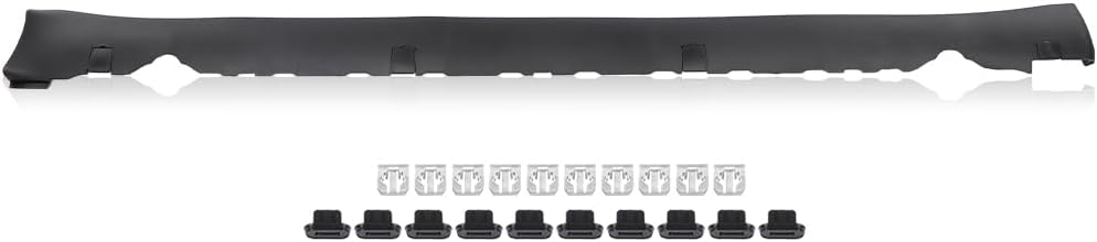 PIT66 Right Door Side Skirt Molding Rocker Lower Cover Trim Compatible With Tesla Model 3 2017-2022 1089829-00-D, 1089831-00-D