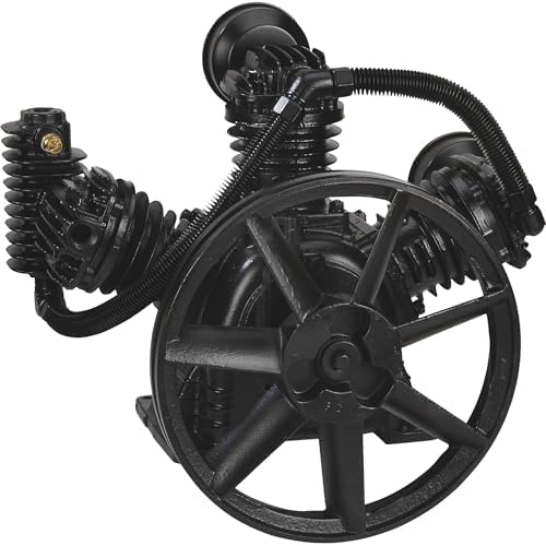 northstar air compressor pump, 2-stage, 3-cylinder, 14.9 cfm, side view