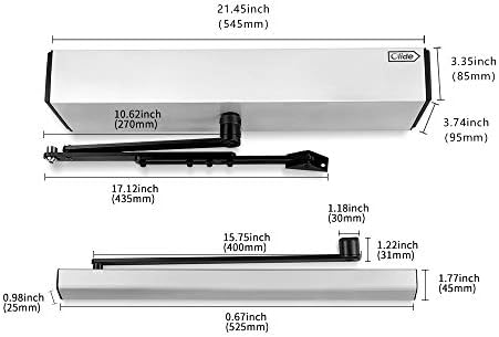 olideauto automatic swing door,ada door opener ac110v low showing dimensions