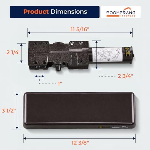 boomerang d9016 extra heavy-duty designer auto commercial door, close-up detail