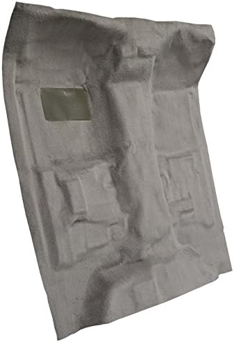 Replacement Auto Carpet Floor Liner - Molded Cutpile - fits 2007-2013 Chevrolet Silverado 1500 Regular Cab Automatic Manual 2wd and 4wd (Ebony)
