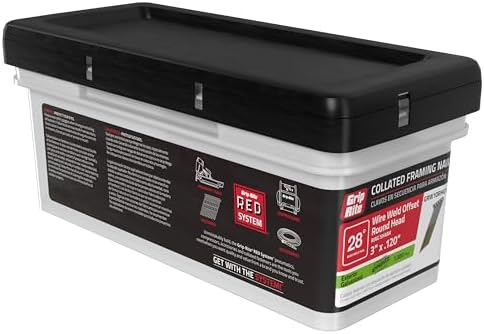 grip rite prime guard grw10rhgh1 28 degree wire, close-up detail