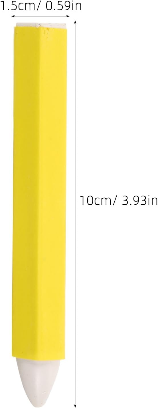 Operitacx 12pcs Car Tire Crayon Marker Pens - White Waterproof Wax Paint Pencils for Automotive Wheel Repair Industrial Tire Drawing Shop, Marking Tools