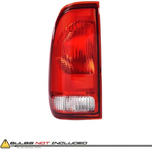 EPIC LIGHTING OE Spec-A Halogen Replacement Tail Light Compatible with FORD 97-00 F150 97-99 F250 99-07 F350 - Left Driver Side