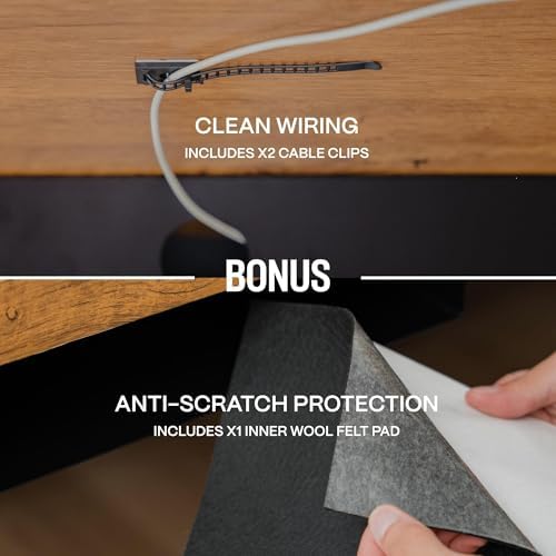under desk drawer slide out attachment - carbon, package contents