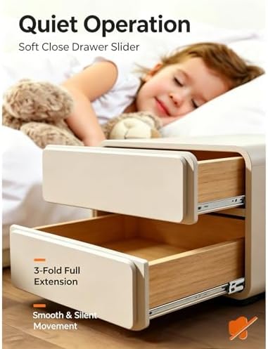 gobrico drawer slides 20 inch 2 pair，soft close shown in use