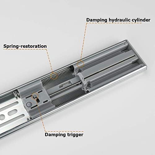 lontan 2 pairs soft close drawer slides 22, package contents
