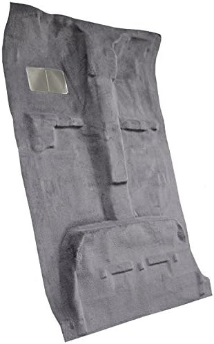 Replacement Auto Carpet Floor Liner - Molded Cutpile - fits 2005-2015 Toyota Tacoma Double Cab 4DR 2wd and 4wd (Mist Gray)