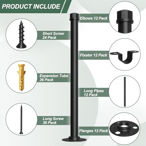 pipe shelf brackets black 12 inch floating shelving, side view
