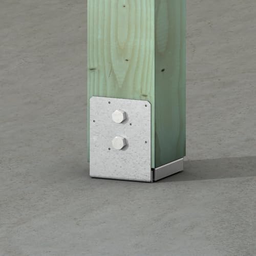 simpson strong-tie abu66z abu zmax galvanized adjustable standoff, main product view