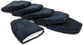 [Finger Applicator] Microfiber Fingertip Mitt Applicator (5 in. x 4 in.) 6 Pack (Black)