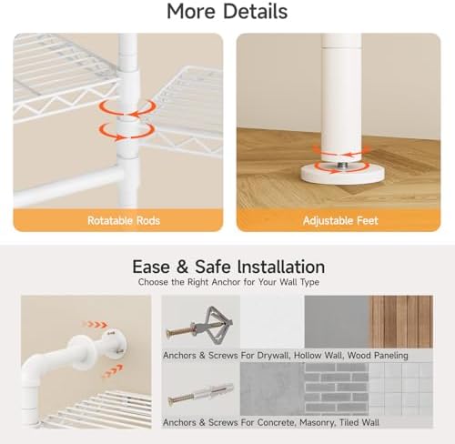 onbrill h3 plus expandable wall mounted closet system on a desk or shelf