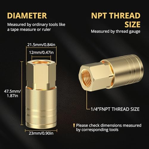 amtovl air coupler & plug kit 47pcs –, close-up detail