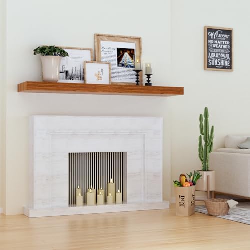 floating shelf hardware heavy duty hidden shelf brackets on a desk or shelf