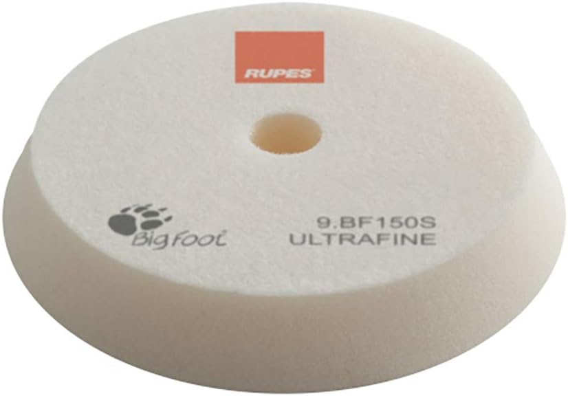 Rupes 150 mm Foam Ultra Fine White use with the RUPES Diamond Ultra Fine Polish