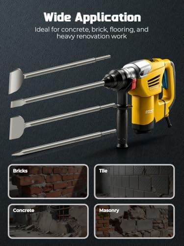 sds plus chisel bit set, 16" point & on a desk or shelf