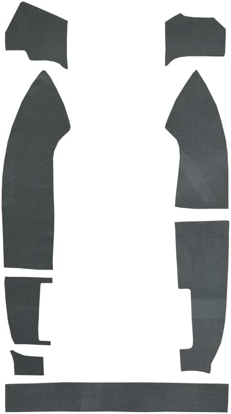 Die Cut Felt Trunk Area Carpet Flooring - fits 1982-1992 Chevrolet Camaro (Medium Gray)
