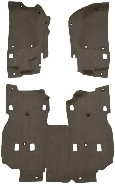 ACC Automotive Replacement Black Carpet Compatible with 2018 to 2021 Jeep Wrangler 4 Door, JL, Passenger Areas
