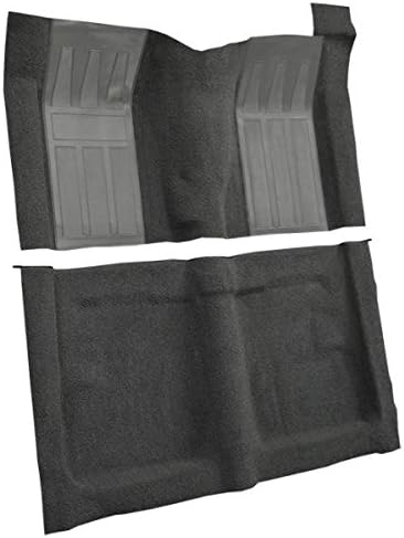ACC Automotive Carpet Compatible with 1969 to 1970 Ford Ranchero GT, 4 Speed, with 2 Heel Pad Inserts (840-Navy Plush Cut Pile)